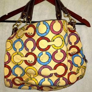 Coach Women's Handbag (Coach Lettering Design)..